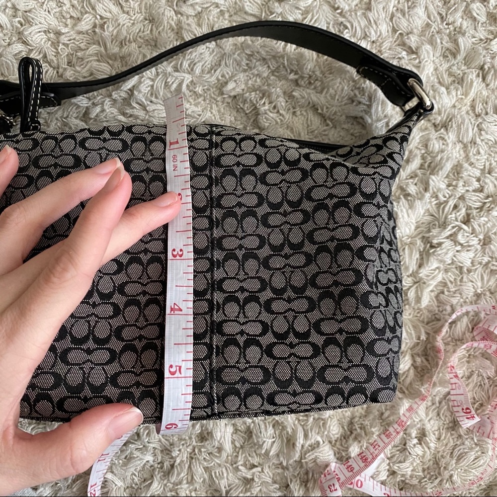 Coach Signature Handbag - Picture 7 of 9